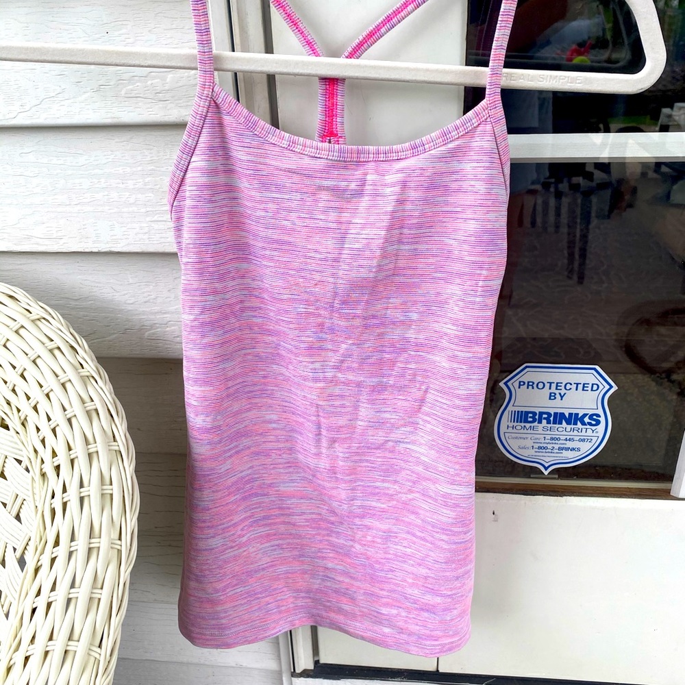 Pink Power of Y Lululemon Top Size 2